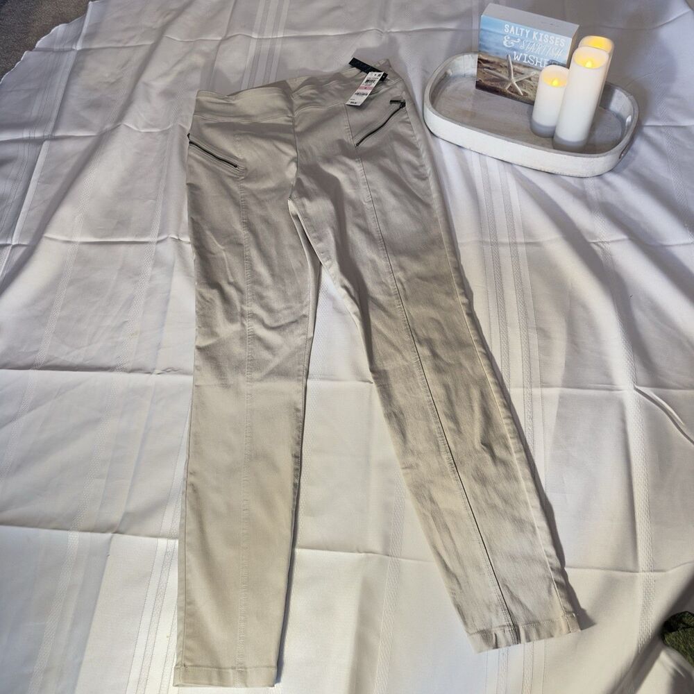 INC International Concepts Moto Shaping Leggings NWT Size 10